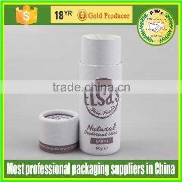 eco friendly deodorant containers push up paper tubes personal care cardboard tube box