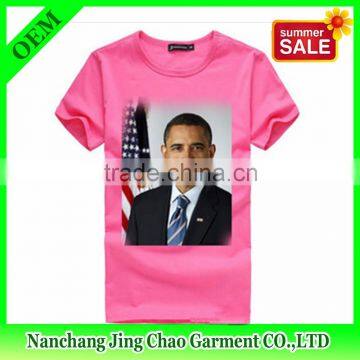 custom printed t shirt for advertising election campaign cotton printed t shirt