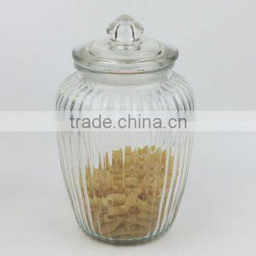 Well designed Airtight Glass Jar for Canning with Glass Lid, Glass Cookie Jars