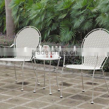 European style Iron Art Coffee Table Set For Outdoor