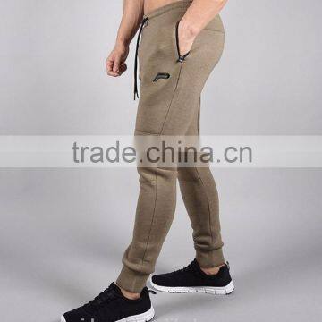 Fashion Zipper Pocket Gym Fitness Joggers Mens Fleece Jogger Pants photo-3