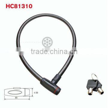 HC81310 steel cable lock,motorcycle lock,bike lock