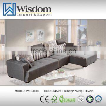 Attractive Home Funiture Italian Style Modern Big Size Fabric Sofa