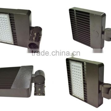 Alibaba hot selling led street light MinWell diver outdoor lighting ETL DLC certificate 100w led parking lot light