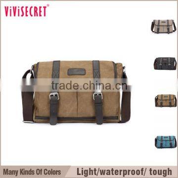 Vivisecret Unisex Vintage One Cross Strap Canvas Messenger Bag photo-4