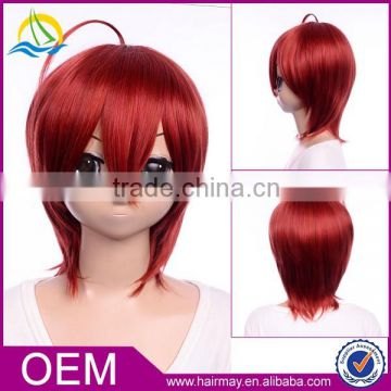 Excellent Factory synthetic heat resistant cheap cosplay wig starry sky Yoh Tomoe u part wig