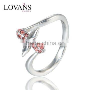 Fine Jewelry Wholesale Alibaba Sterling Silver Metal Cross Shape Ring