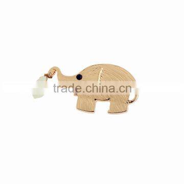 Wholesale Aolly Elephant Shape Animal Brooch Pin