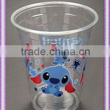 colourful plastic beverage cup 12oz