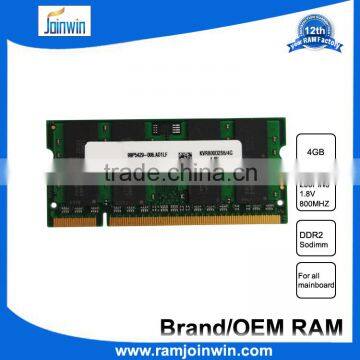 Best selling product ram ddr2 4g notebook factory in China