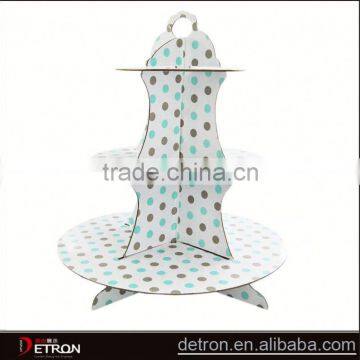 Wholesale Cardboard Round Cupcake Display Stand