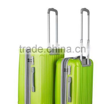 double zipper abs troglley luggage travel bag and luggageset factory 2016