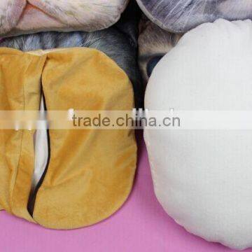 Animal Face Pillow Case Wholesale Popular Cat Face Pillow Cover , Dog Face Pillow Case photo-2