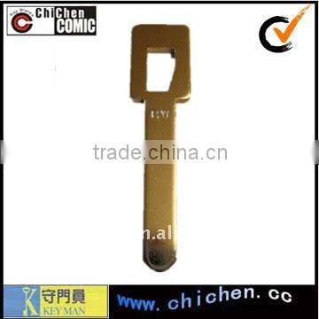 Brass car key blade