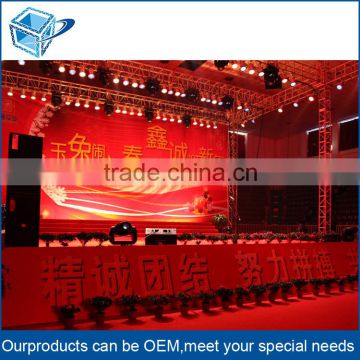 Stage truss canopy, design for pipe truss, led truss