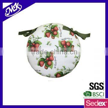 round chair pad, fruit design print cushion pads home decoration