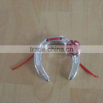 porcelain plated silver horseshoes