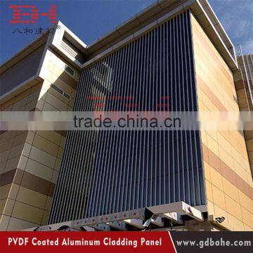 15-20 years warranty PVDF paint aluminum cladding panel installation