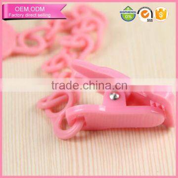 Hot New Products China pacifier chain clip baby pacifier