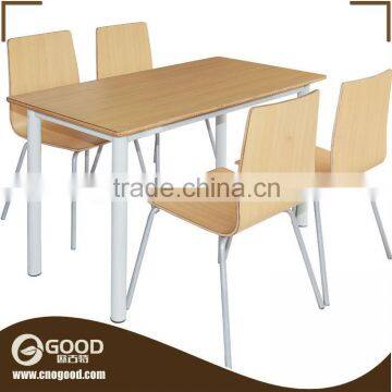 2014 Modern Restaurant 4 Seats Dining Set 015