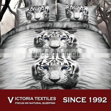 reactive printed luxury bed linen sets 120gsm bed duvet cover sets 3D