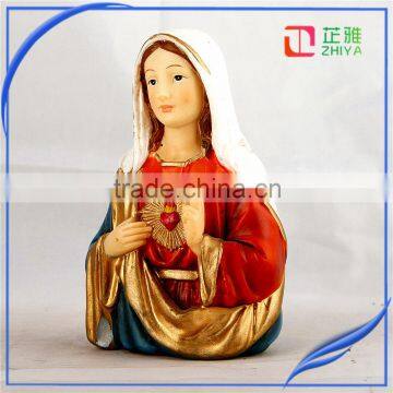 Custom Virgin Mary and Baby Jesus Bust Statues for Sale photo-3