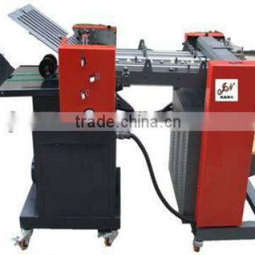 Paper/Brochure Folding Machine in Red and WhiteJN380