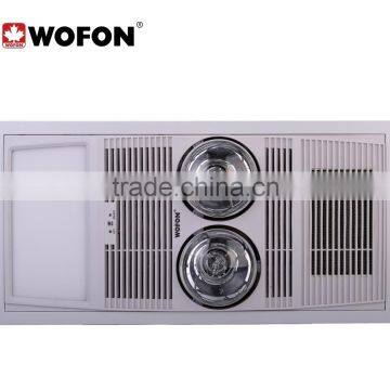 Bath Heater Ceiling Mounted - 1020B Heat/Fan/Light 3-in-1,electric ceiling heaters,bathroom fan heater with led light