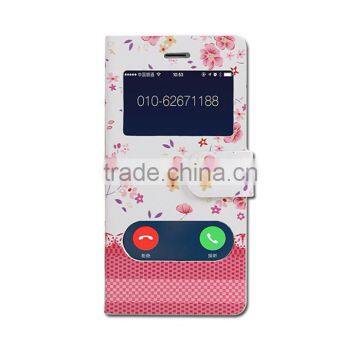 2015 Best price OEM fancy flip leather case cover for LG G3