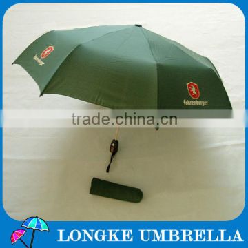 22"*8K auto open&closed 3 folding umbrella