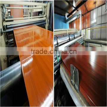 1270*1270mm melamine paper with wood grain design supply shandong wahkoon company