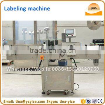 Tin can labelling machine for glass bottles / bottle labeling machinery