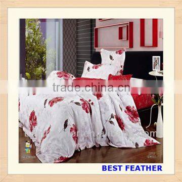 hongluan flower110710 bedding set 300T 4PCS