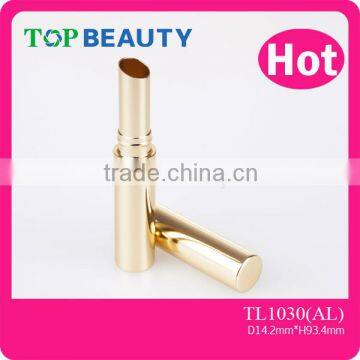 TL1030- Custom Slim Gold Aluminum Lipstick Packaging