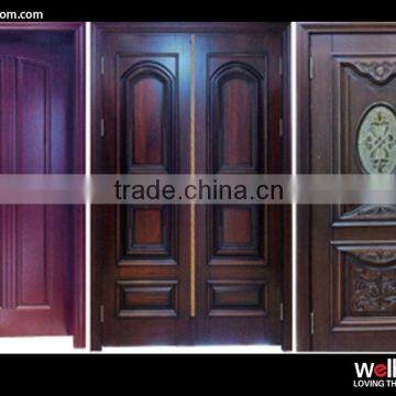 Solid Wooden Door New Design Solid Panel