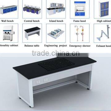 Epoxy Coated Galvanized Steel Fabrication Quality Control Lab Vibrating Table With Epoxy Resin Worktop