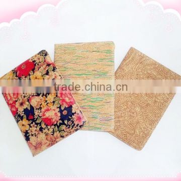 2015 Novelty Cork Cover for iPad Air, Waterproof Plastic Flip Cover Case for iPad Air