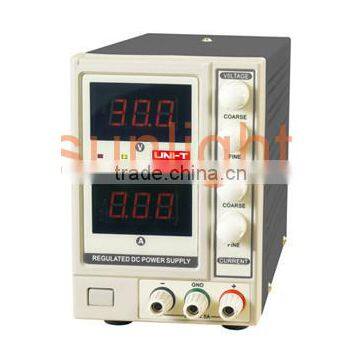 One Channel DC Power Supply, DC Voltage and Current Supply Meter, 0-30V/0-3A, UTP3313TFL