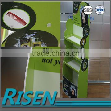 Coroplast pp board/pp POP display stand/ PP advertising board on metal stand