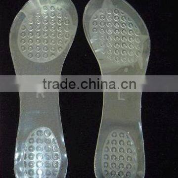 3/4 shoe insoles massage gel insole Can be used in female high heel Insole