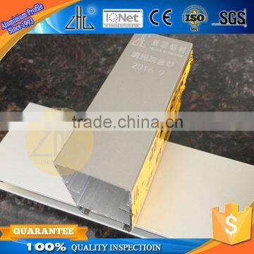 Hot! FOB window aluminum extrusion aluminum profiles factory gold sliver matte anodic oxidation aluminum profile