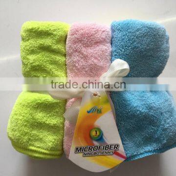 Colorfull soft coral fleece cloth