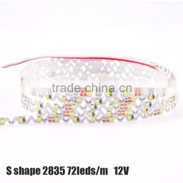 High Power Bend Freely S-Shape Flexible 2835 SMD LED Strip Light photo-2