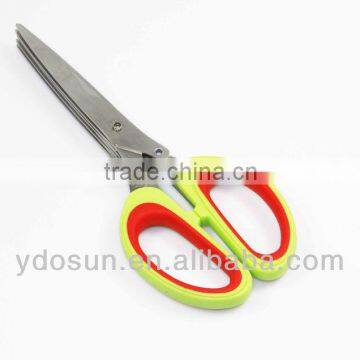 standard and top quality 5 blades herb scissors