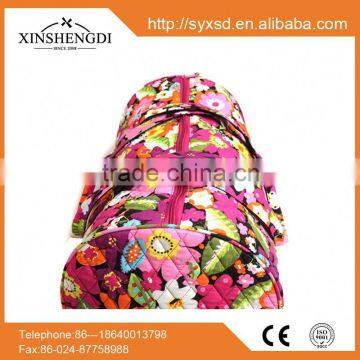 Best Selling Fashion Portable Women's Big Quilted Cotton Large Beach Bag photo-4
