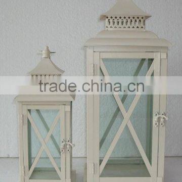 steel outdoor lantern