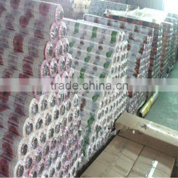 Plastic table cloth/printed plastic table cloth/Polyest PVC table cloth