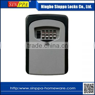 HL-003 4-Digit Push- Button Combination Weather Resistant Outdoor Wall Mount Key Lock Box