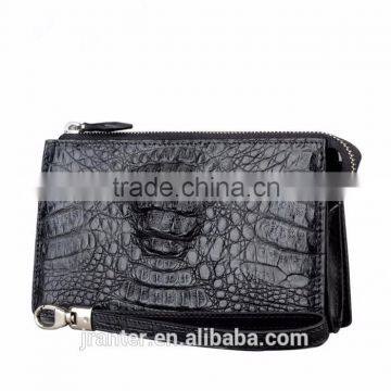 New Stylish Handcraft Crocodile leather Clutch Bag for Men Handmade Wallt Men Genuine Leather