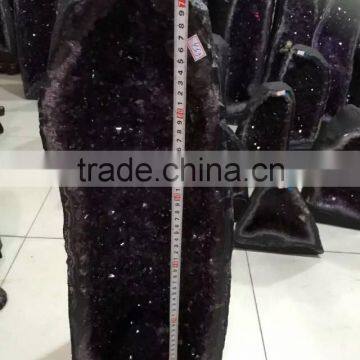 Nature Fantastic Dark Color Amethyst Geode photo-2